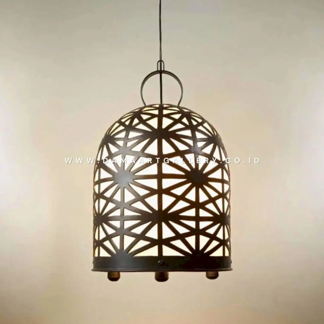 Lampu Sangkar Kuningan Pahat